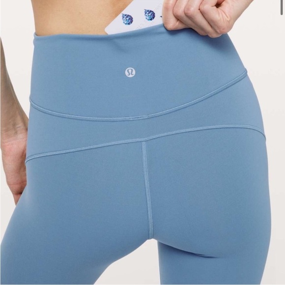 Lululemon In Movement 7/8 Tight Everlux 25" Utility Blue Size 4 W5ANXS - Picture 10 of 11